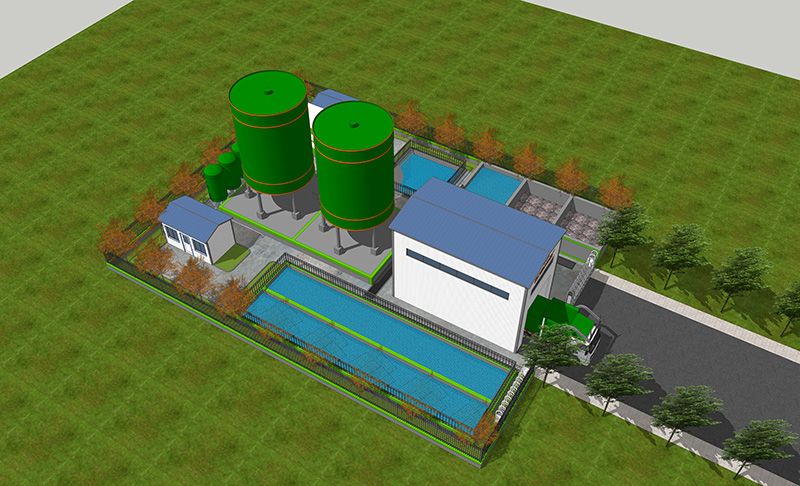 湖北蔴城某隧道汚水處理站項(xiàng)目